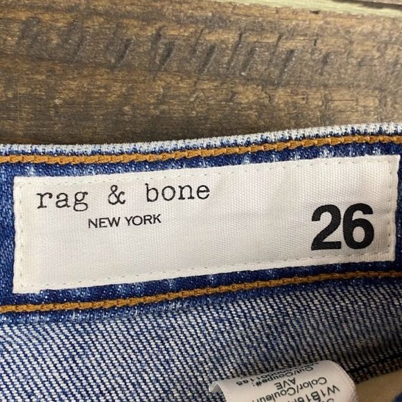 rag & bone NEW YORK Women's Blue Jean Denim Skirt Size 26 - Picture 2 of 9